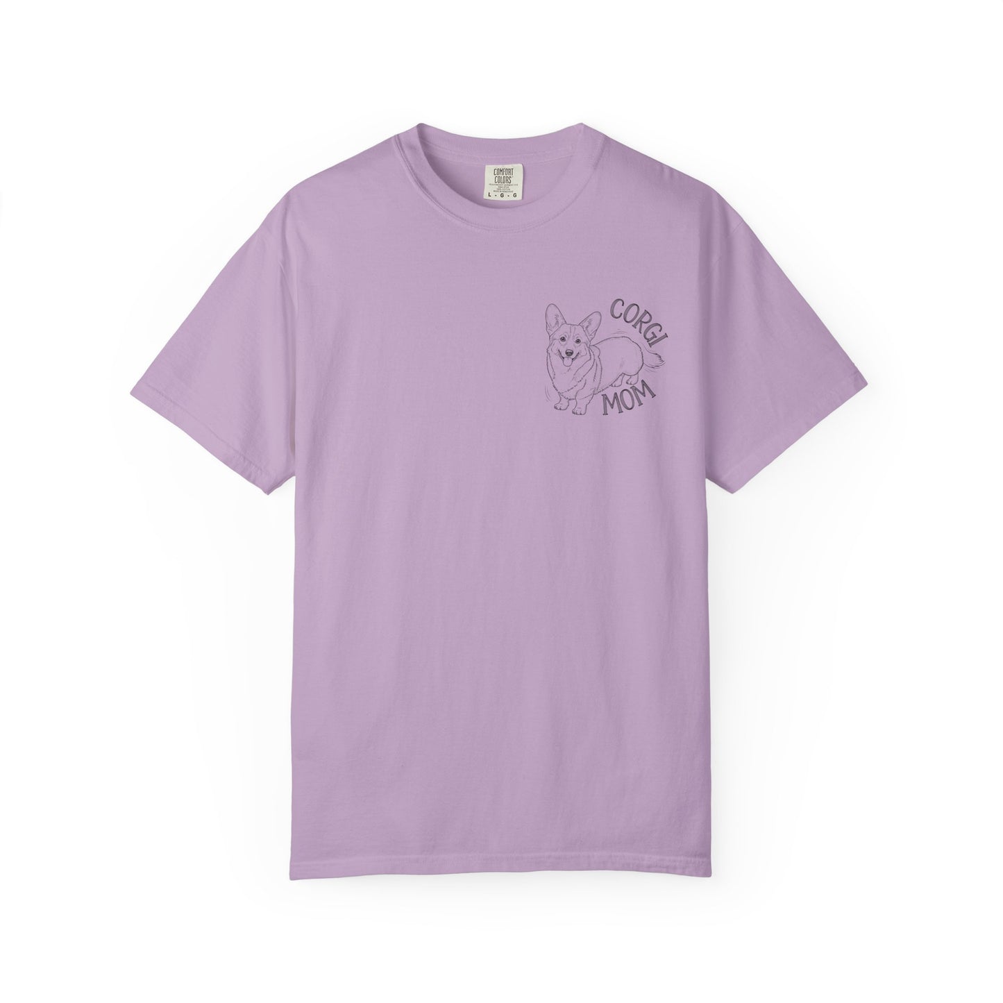 Corgi Mom Unisex Garment-Dyed T-Shirt