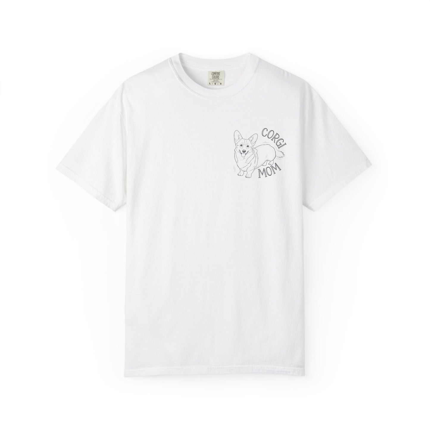 Corgi Mom Unisex Garment-Dyed T-Shirt
