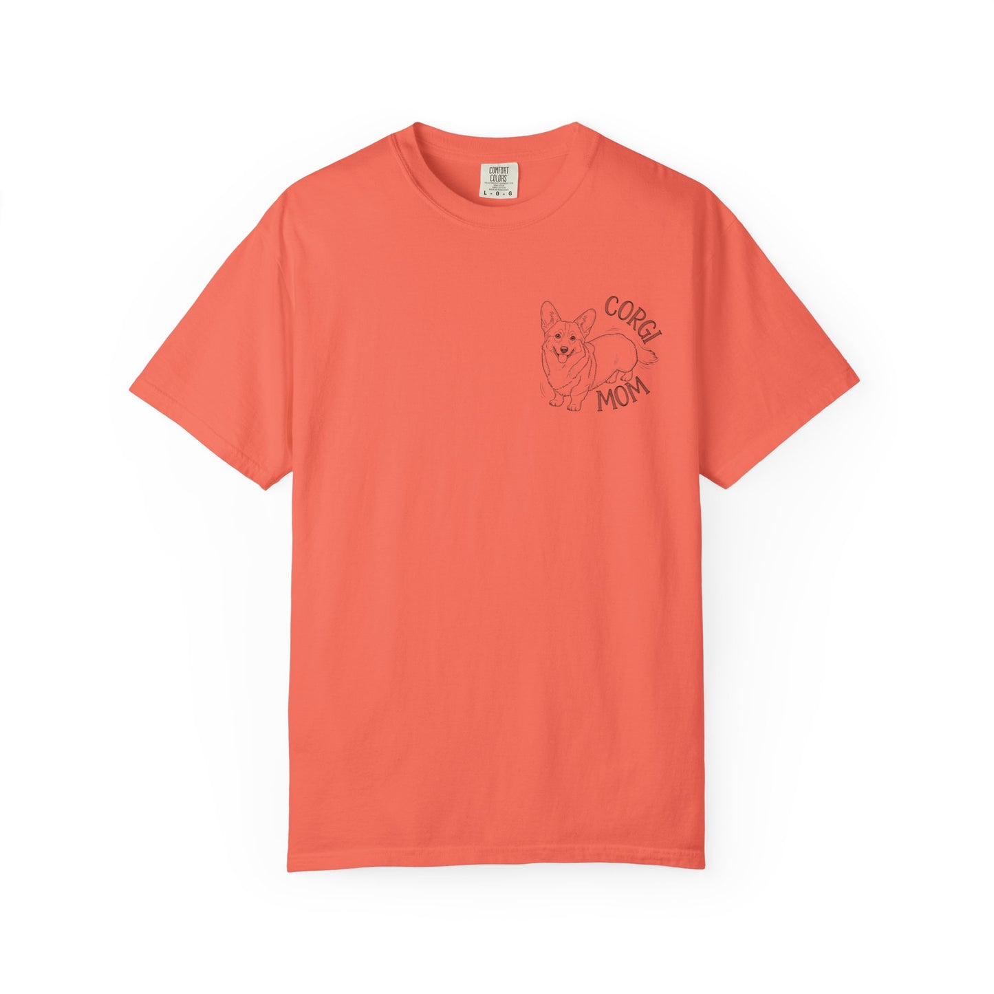Corgi Mom Unisex Garment-Dyed T-Shirt