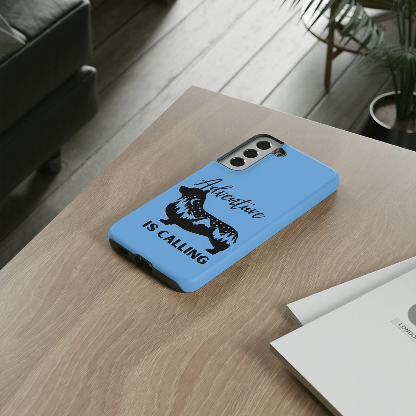 Adventure Calling Phone Case - Light Blue