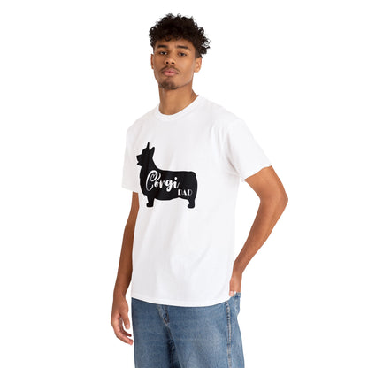 Corgi Dad Heavy Cotton Tee