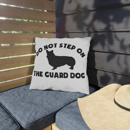 Don't Step On The Corgi Outdoor Pillows