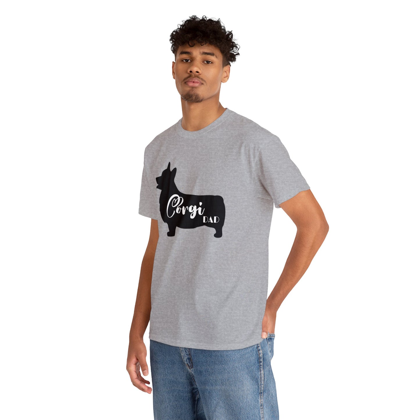 Corgi Dad Heavy Cotton Tee