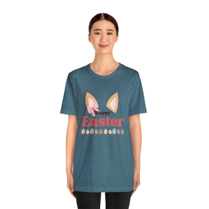 Easter Corgi Unisex Jersey Short Sleeve Tee