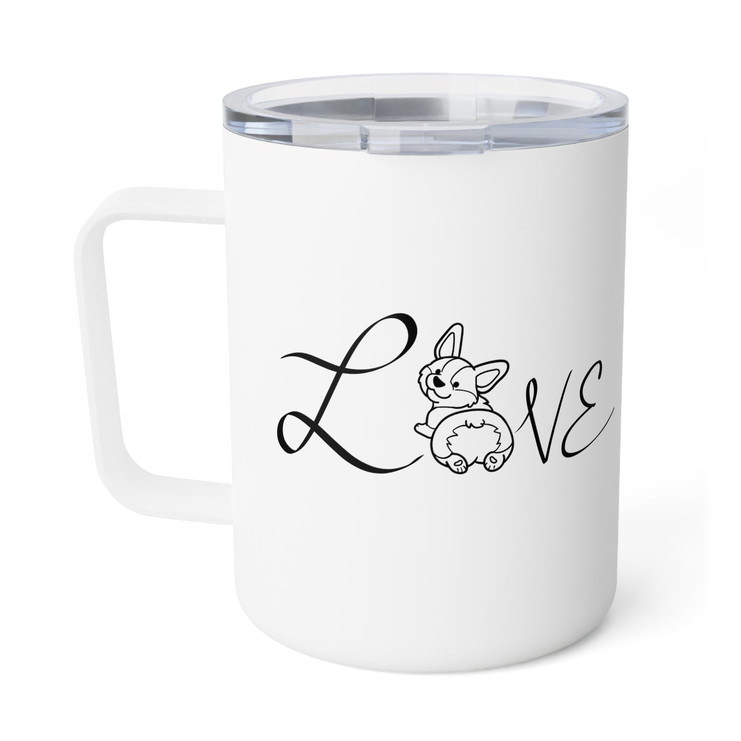 Corgi Love Insulated Coffee Mug, 10oz