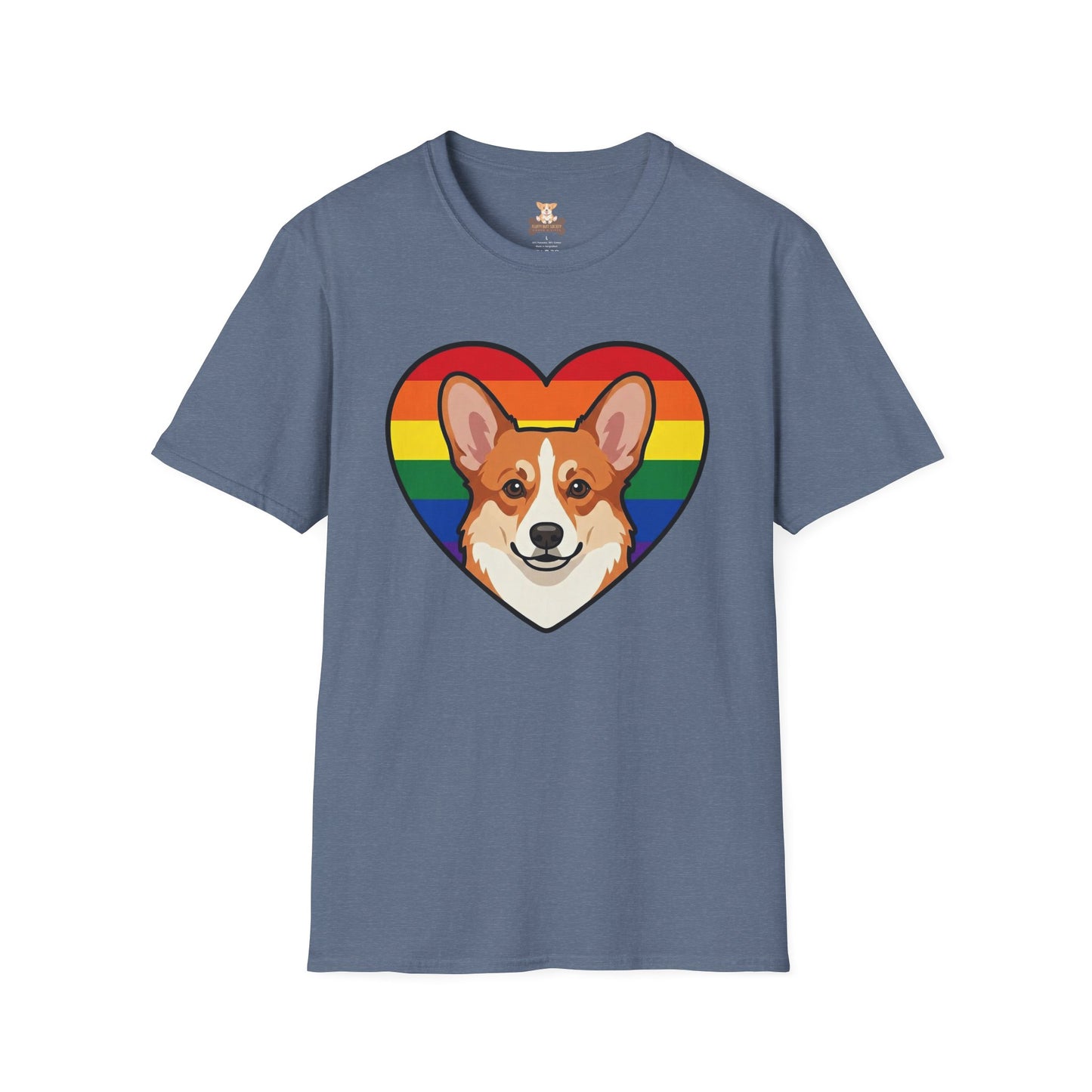Rainbow Corgi Pride Shirt | LGBT Corgi Tee | Pride Month Gift | Gay Dog Dad Shirt | Corgi Lover Pride Gift | LGBTQ Shirt | Unisex Tee