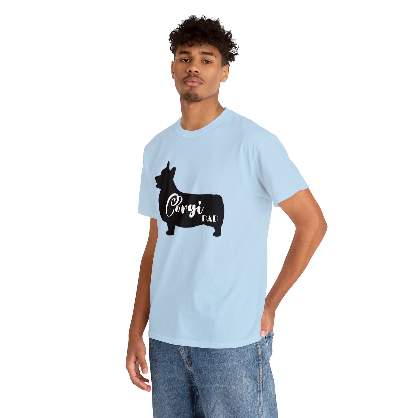 Corgi Dad Heavy Cotton Tee