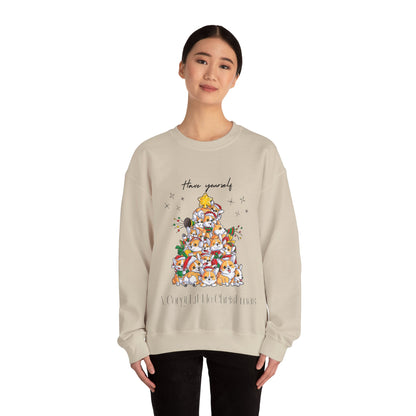 Corgi Little Christmas Heavy Blend™ Crewneck Sweatshirt