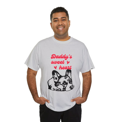 Corgi Sweetheart Unisex Heavy Cotton Tee