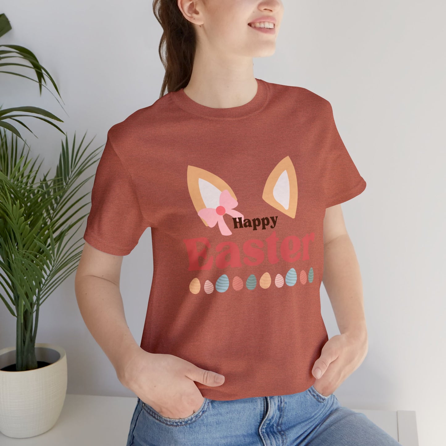 Easter Corgi Unisex Jersey Short Sleeve Tee