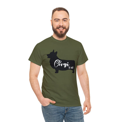 Corgi Dad Heavy Cotton Tee