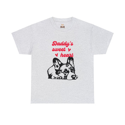 Corgi Sweetheart Unisex Heavy Cotton Tee