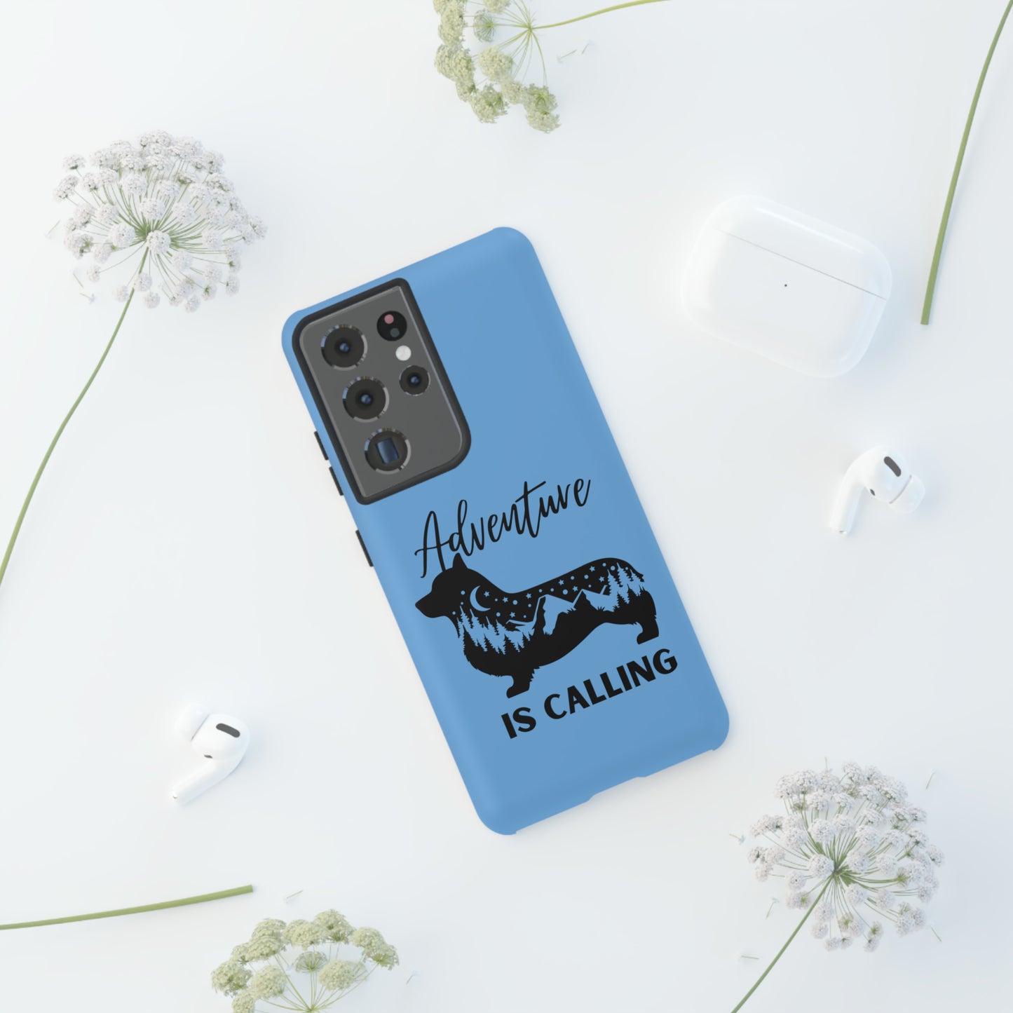 Adventure Calling Phone Case - Light Blue