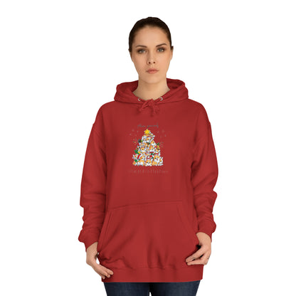 Corgi Christmas Unisex College Hoodie