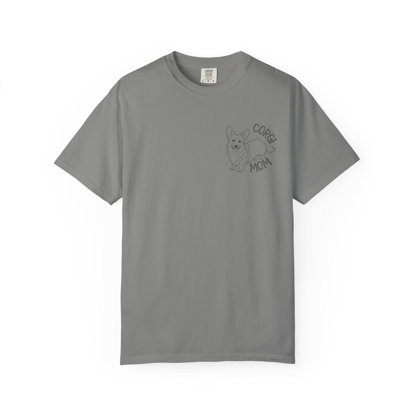 Corgi Mom Unisex Garment-Dyed T-Shirt
