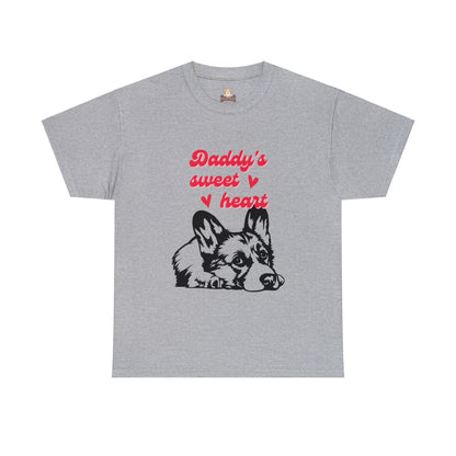 Corgi Sweetheart Unisex Heavy Cotton Tee