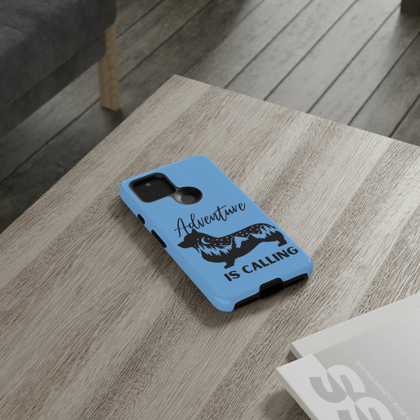 Adventure Calling Phone Case - Light Blue