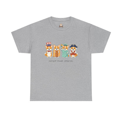 Current Mood: America 4th of July Corgi Tee