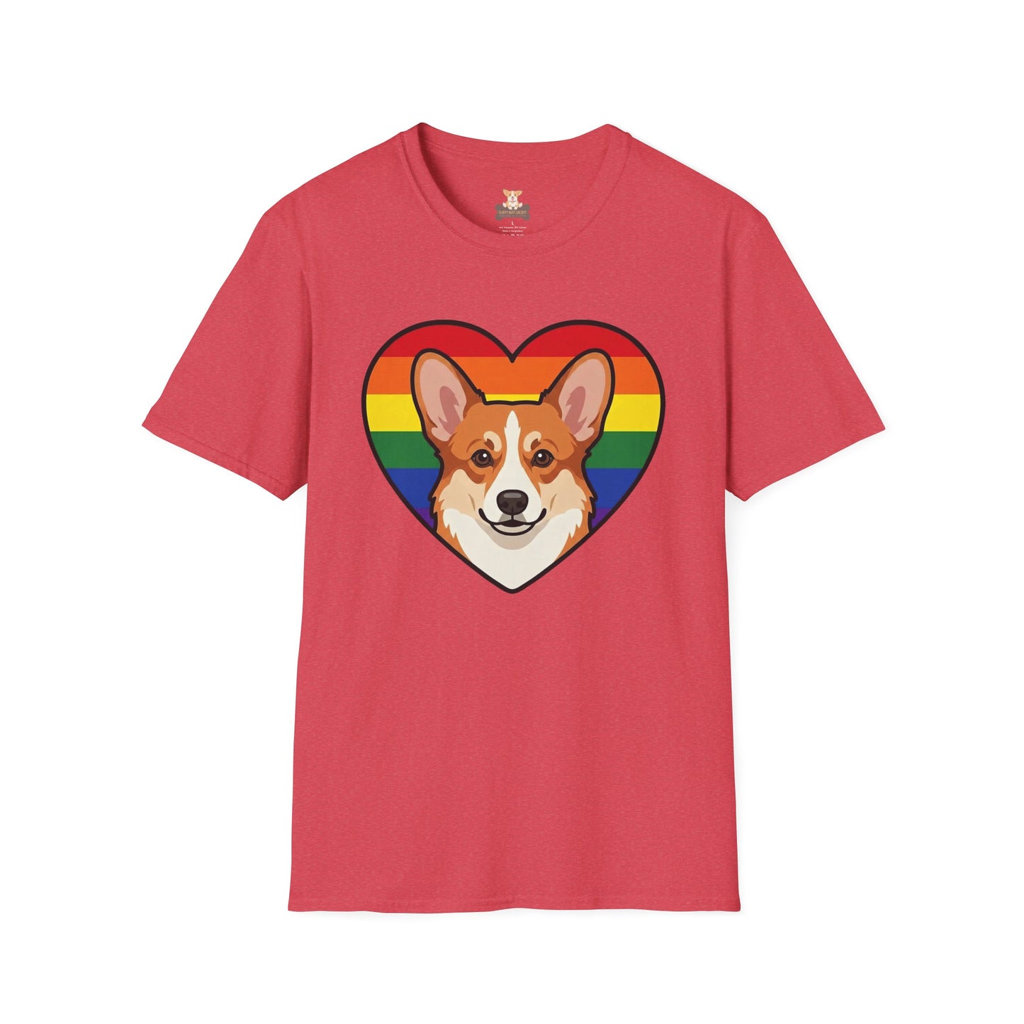Rainbow Corgi Pride Shirt | LGBT Corgi Tee | Pride Month Gift | Gay Dog Dad Shirt | Corgi Lover Pride Gift | LGBTQ Shirt | Unisex Tee