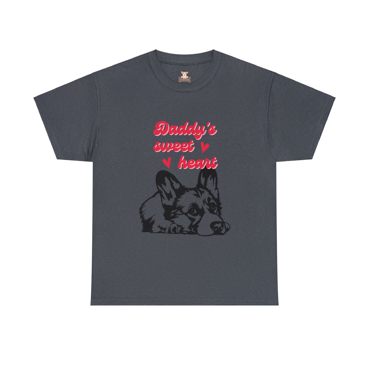 Corgi Sweetheart Unisex Heavy Cotton Tee