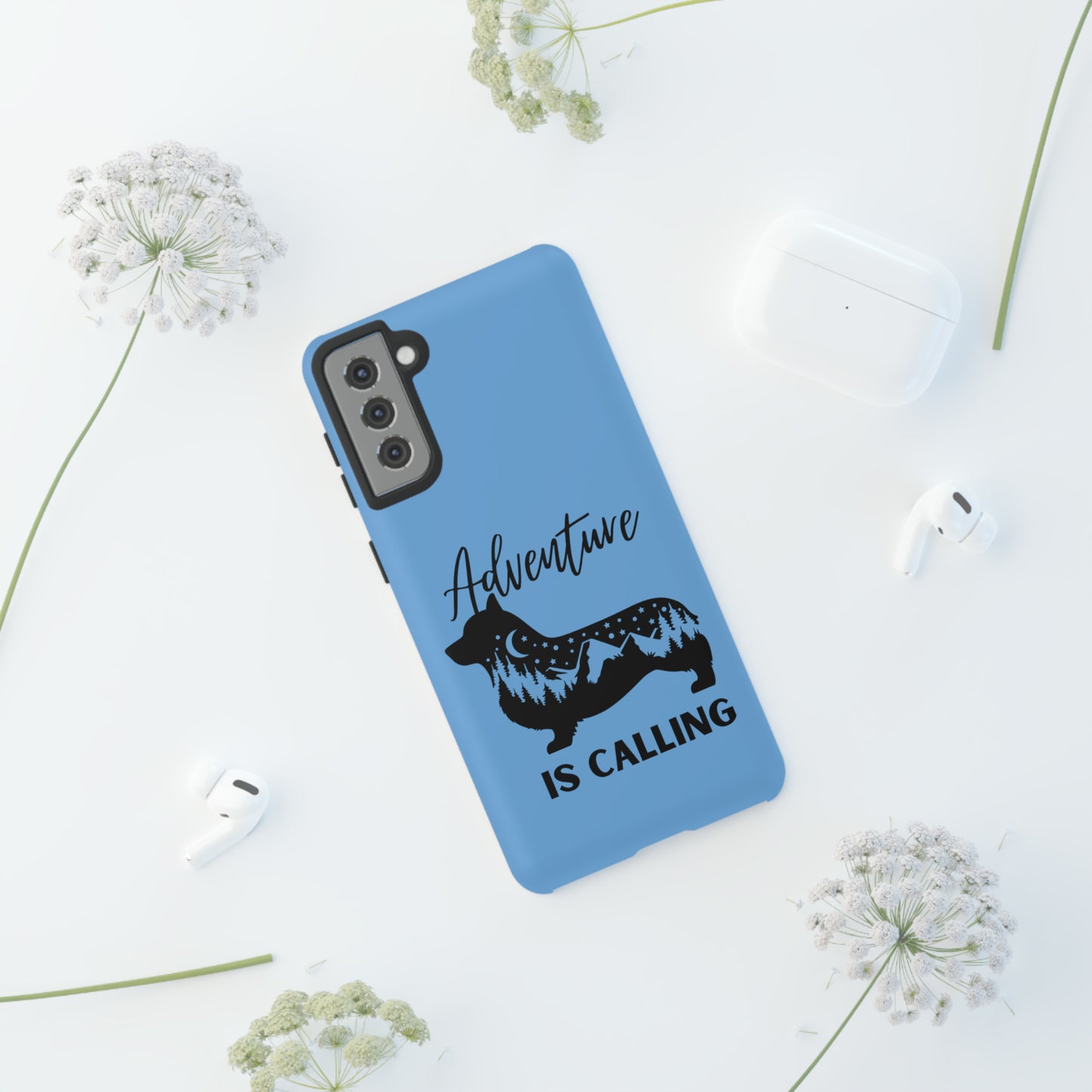 Adventure Calling Phone Case - Light Blue