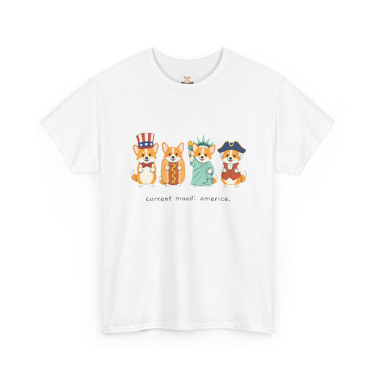Current Mood: America 4th of July Corgi Tee