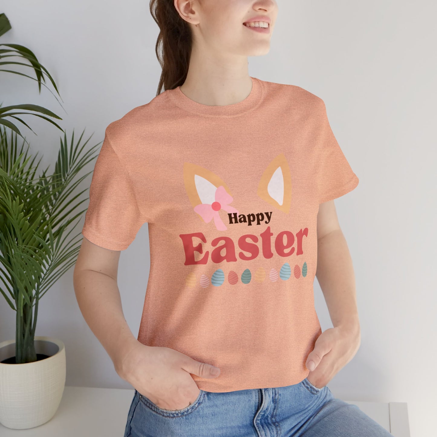 Easter Corgi Unisex Jersey Short Sleeve Tee