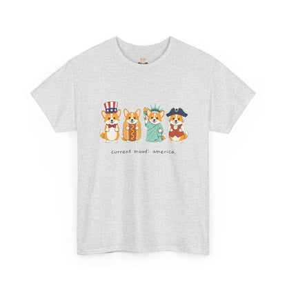Current Mood: America 4th of July Corgi Tee