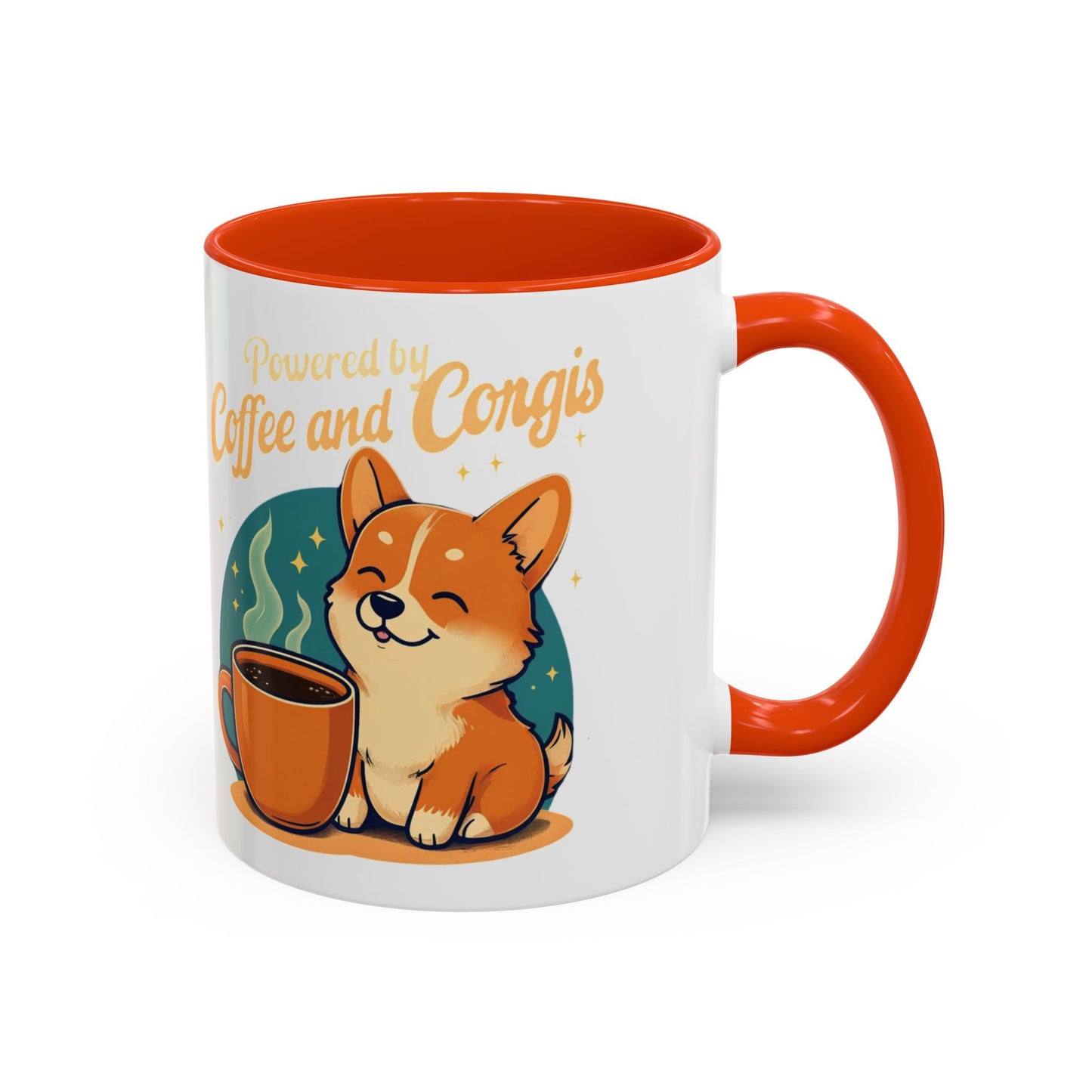 Powered by Coffee and Corgis Mug