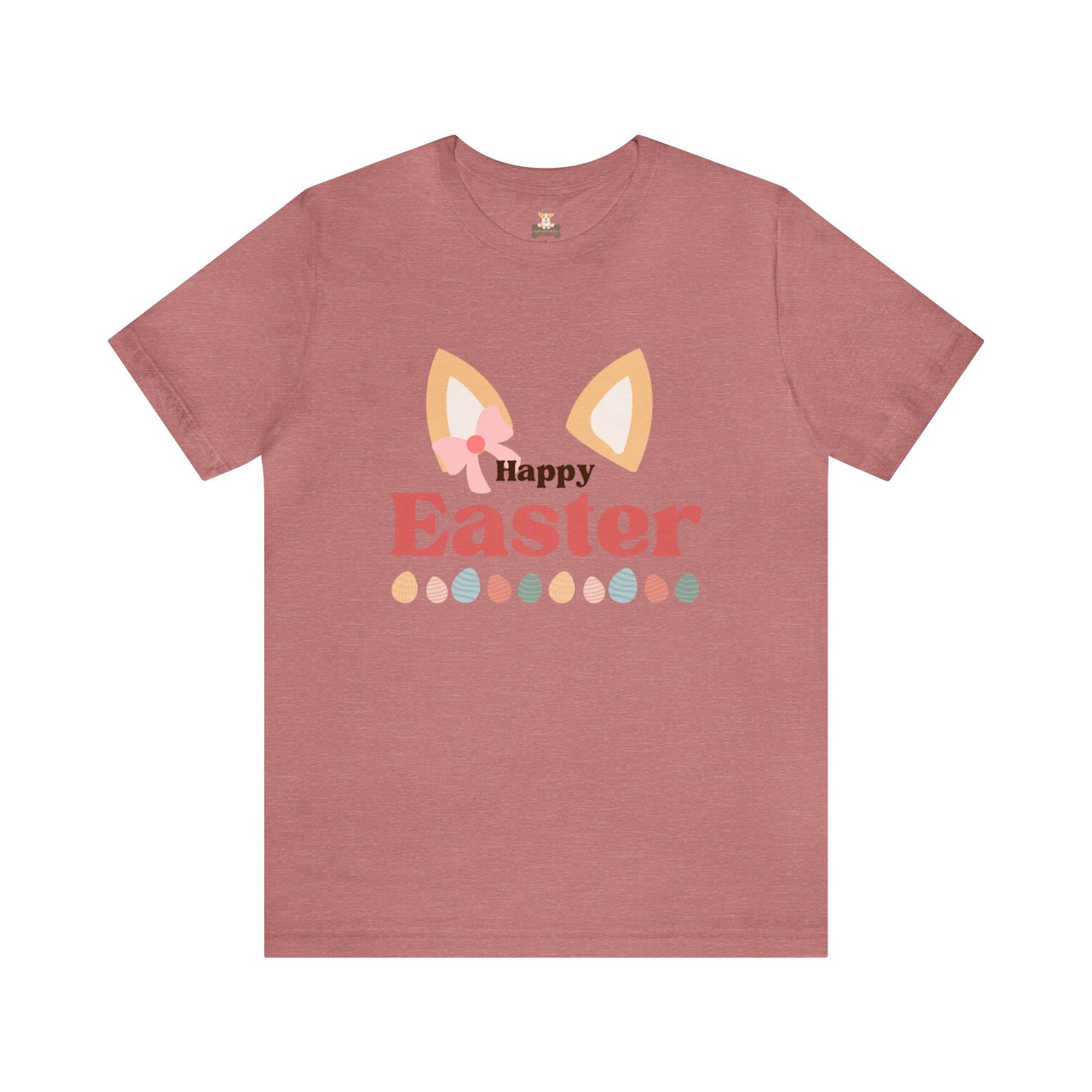 Easter Corgi Unisex Jersey Short Sleeve Tee