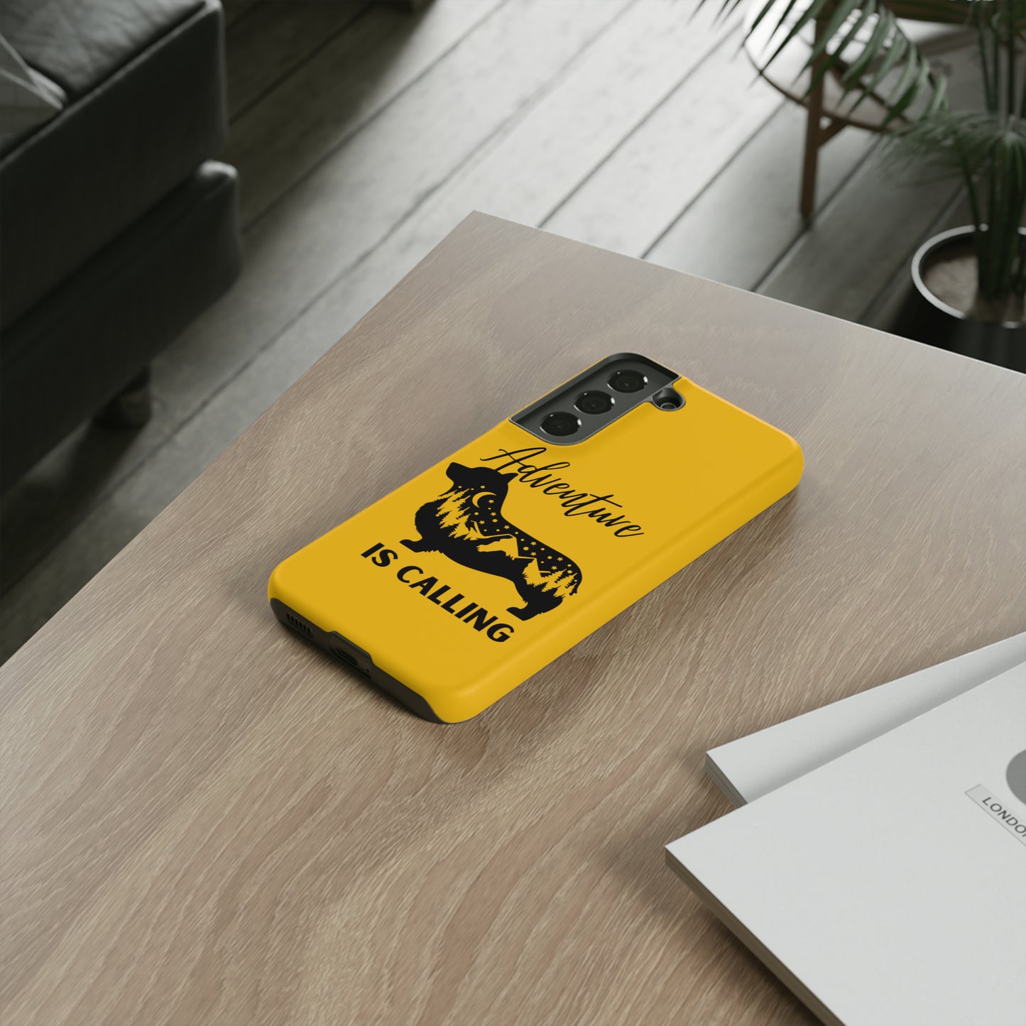 Adventure Calling Phone Case - Yellow