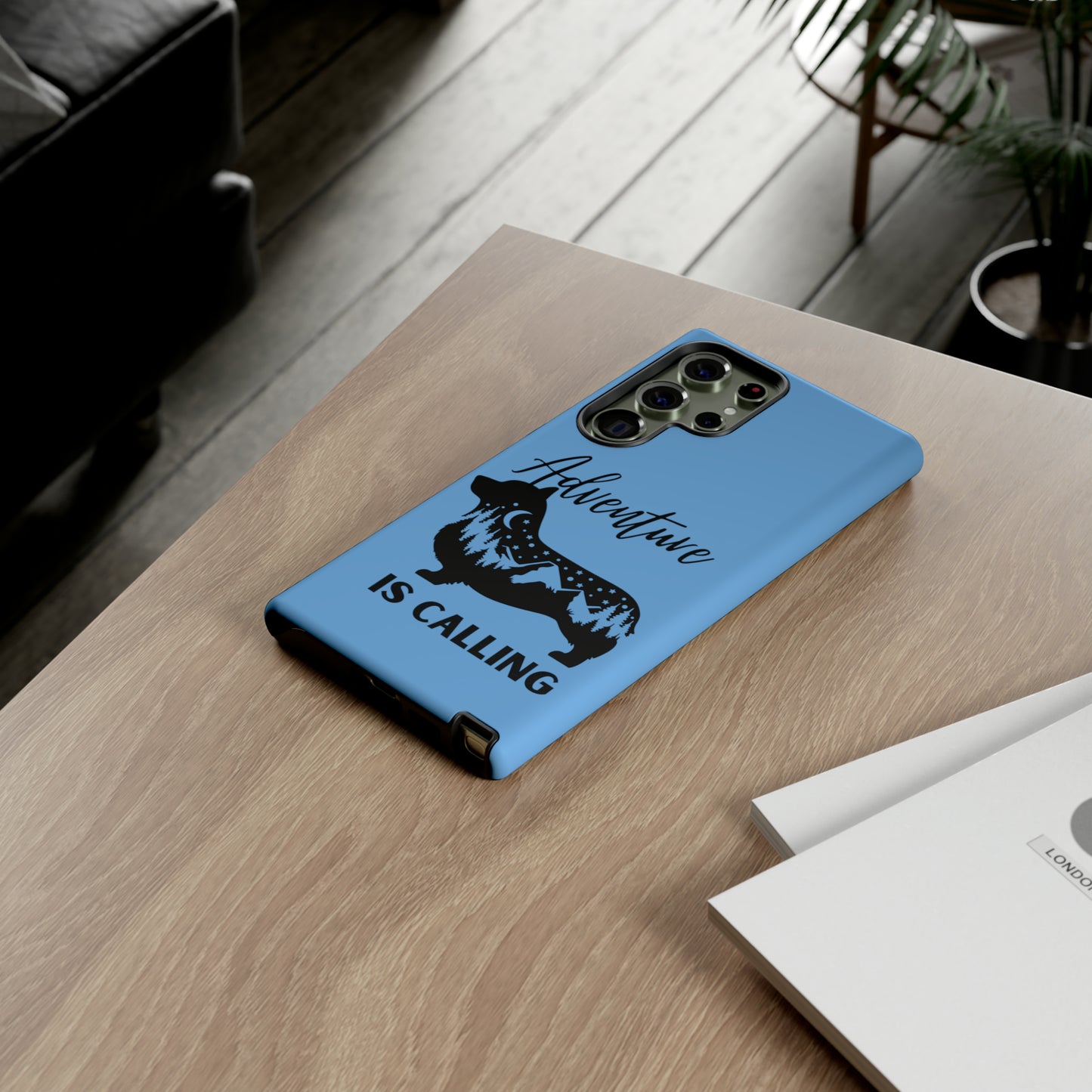 Adventure Calling Phone Case - Light Blue