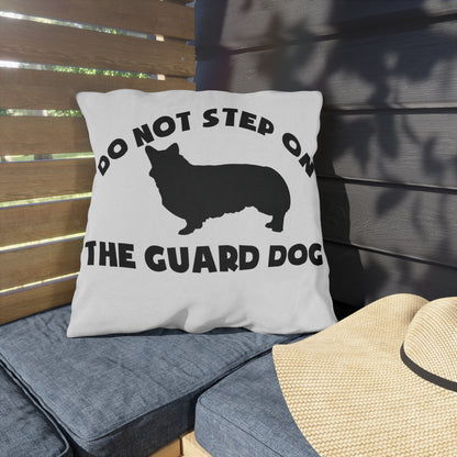 Don't Step On The Corgi Outdoor Pillows