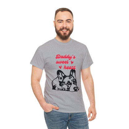 Corgi Sweetheart Unisex Heavy Cotton Tee