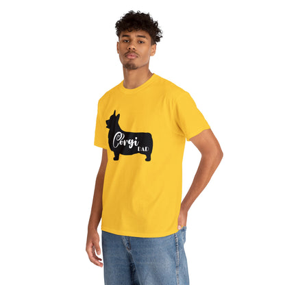 Corgi Dad Heavy Cotton Tee