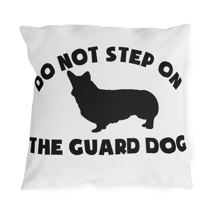 Don't Step On The Corgi Outdoor Pillows