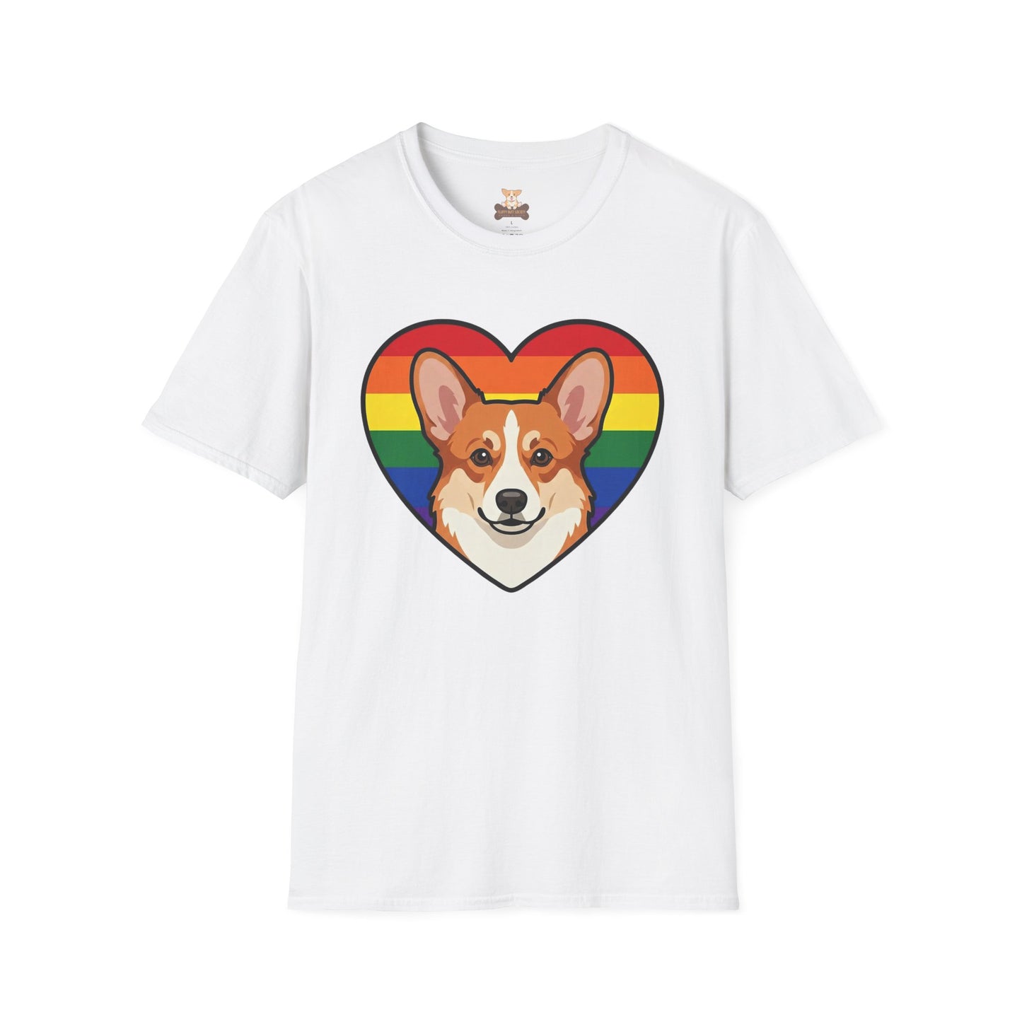 Rainbow Corgi Pride Shirt | LGBT Corgi Tee | Pride Month Gift | Gay Dog Dad Shirt | Corgi Lover Pride Gift | LGBTQ Shirt | Unisex Tee