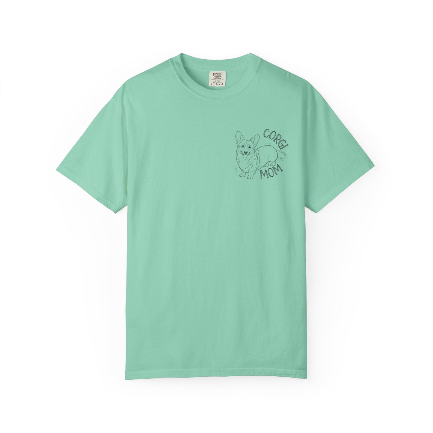Corgi Mom Unisex Garment-Dyed T-Shirt