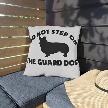 Don't Step On The Corgi Outdoor Pillows