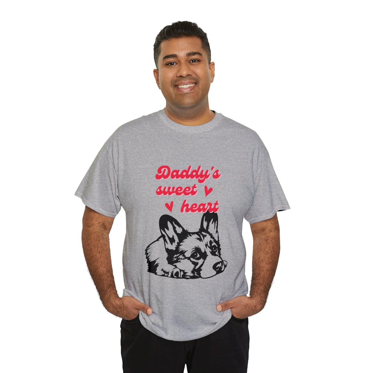 Corgi Sweetheart Unisex Heavy Cotton Tee