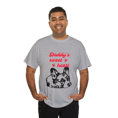 Corgi Sweetheart Unisex Heavy Cotton Tee