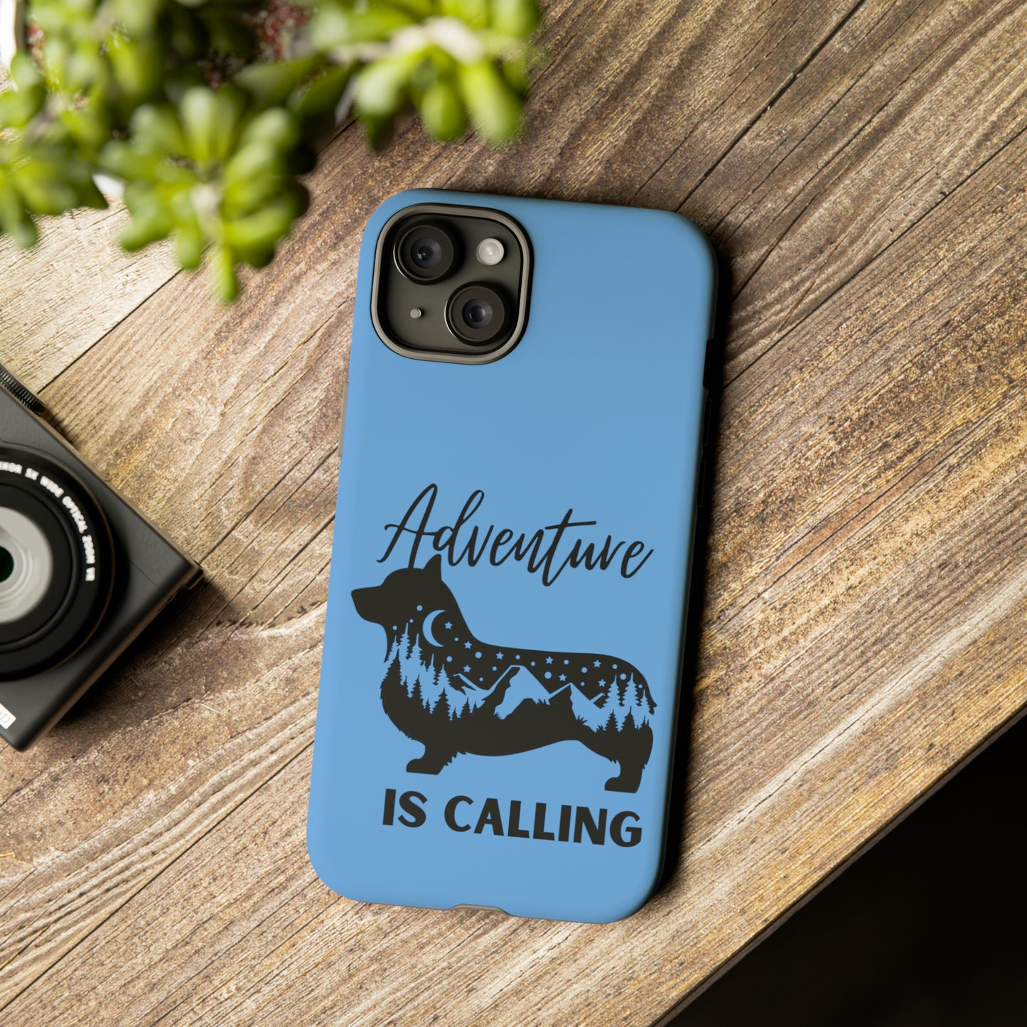 Adventure Calling Phone Case - Light Blue