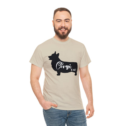 Corgi Dad Heavy Cotton Tee