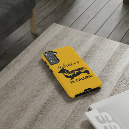 Adventure Calling Phone Case - Yellow