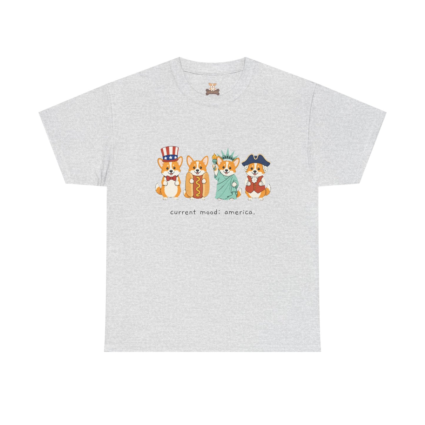 Current Mood: America 4th of July Corgi Tee