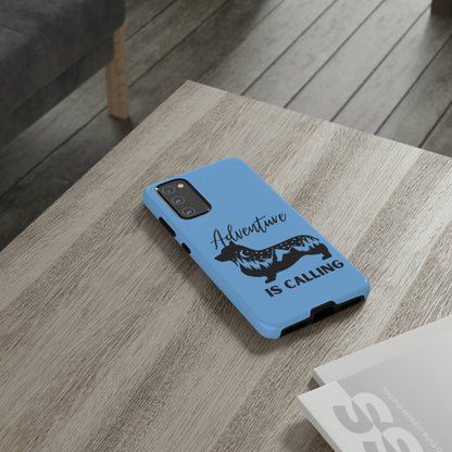 Adventure Calling Phone Case - Light Blue