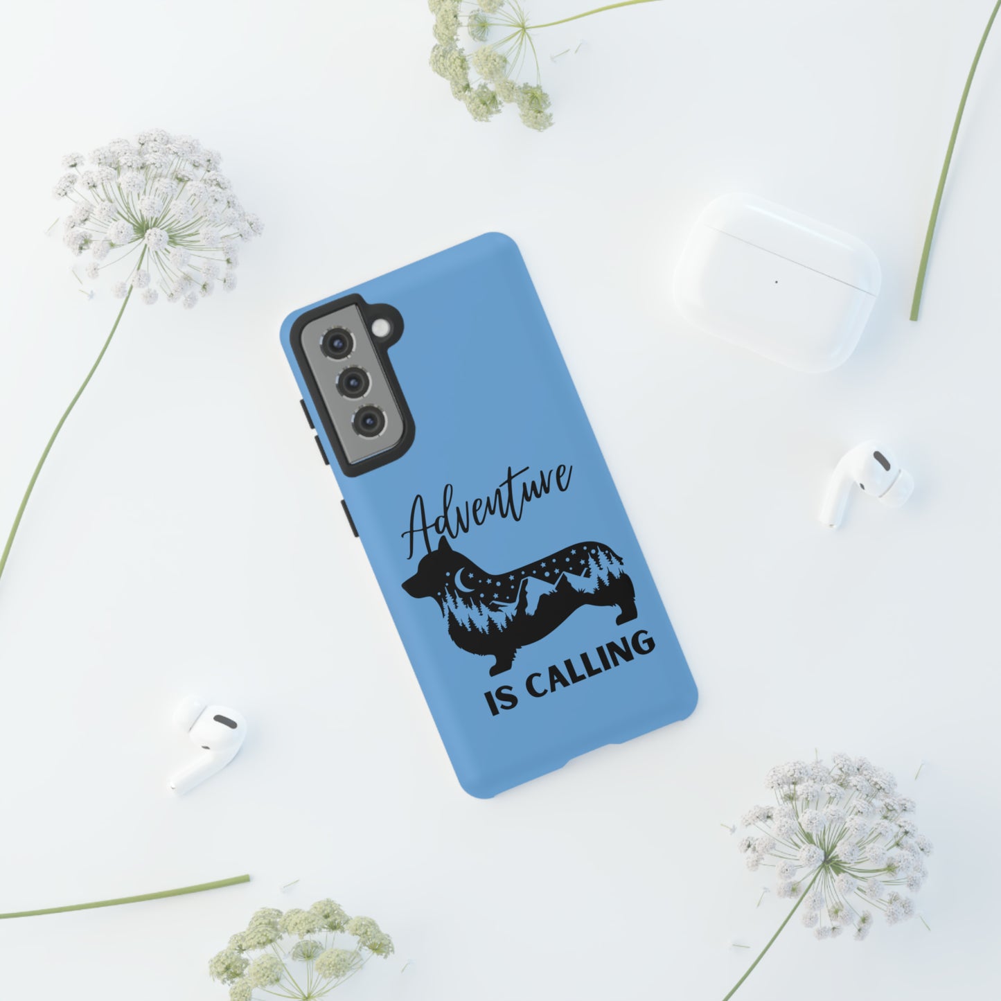 Adventure Calling Phone Case - Light Blue