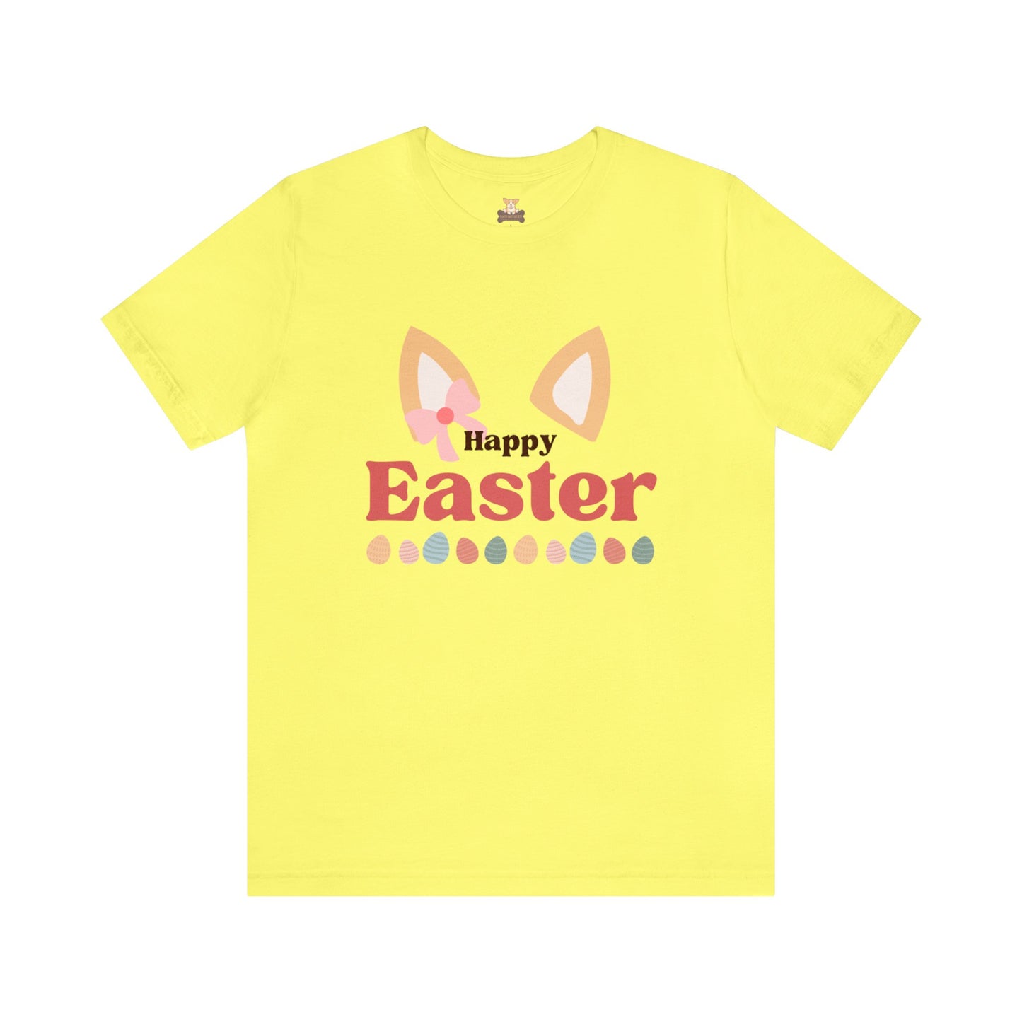 Easter Corgi Unisex Jersey Short Sleeve Tee