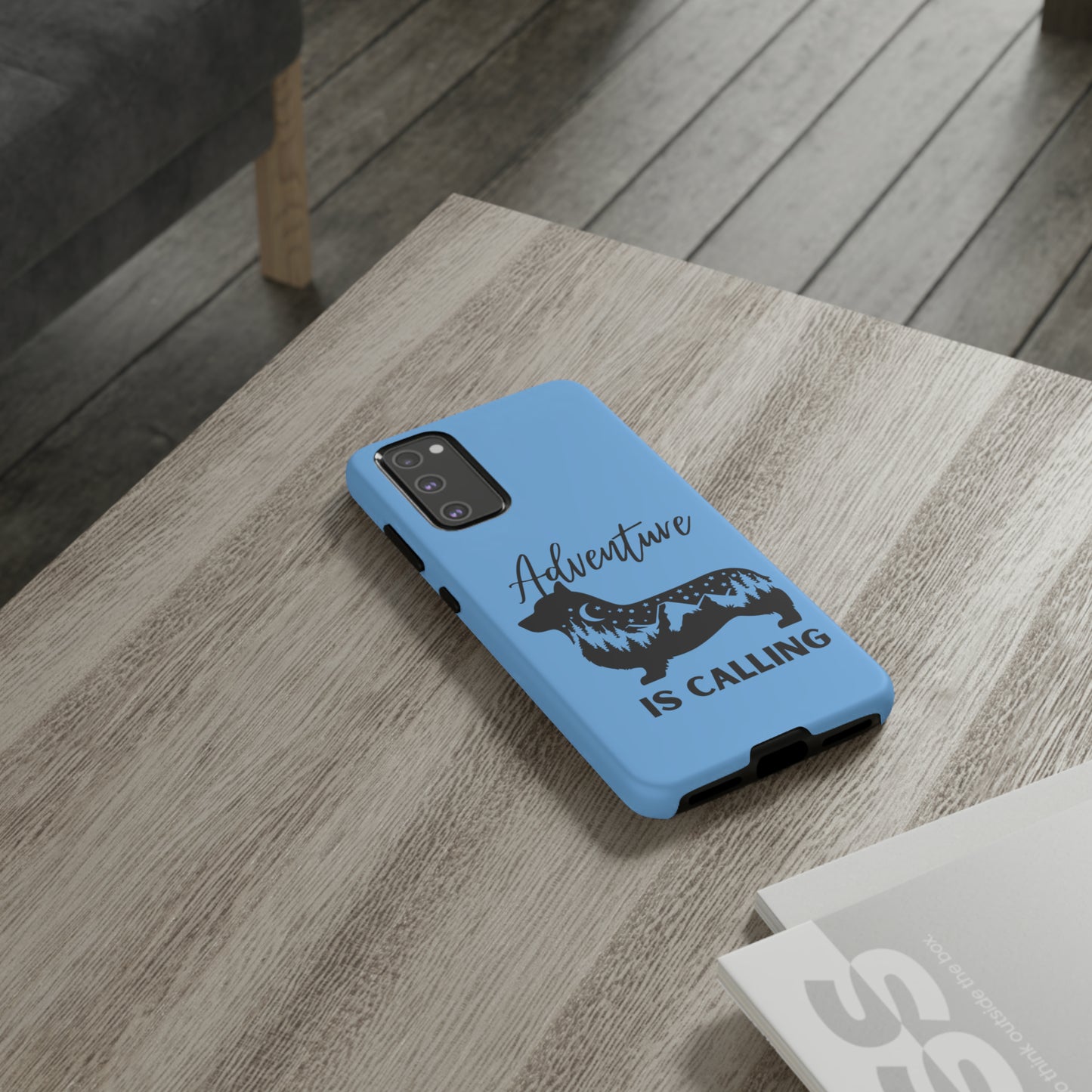 Adventure Calling Phone Case - Light Blue