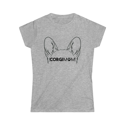 Corgi Mom Women's Softstyle Tee